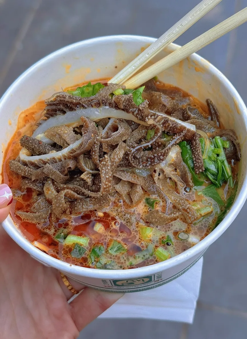 Bao du with sesame paste