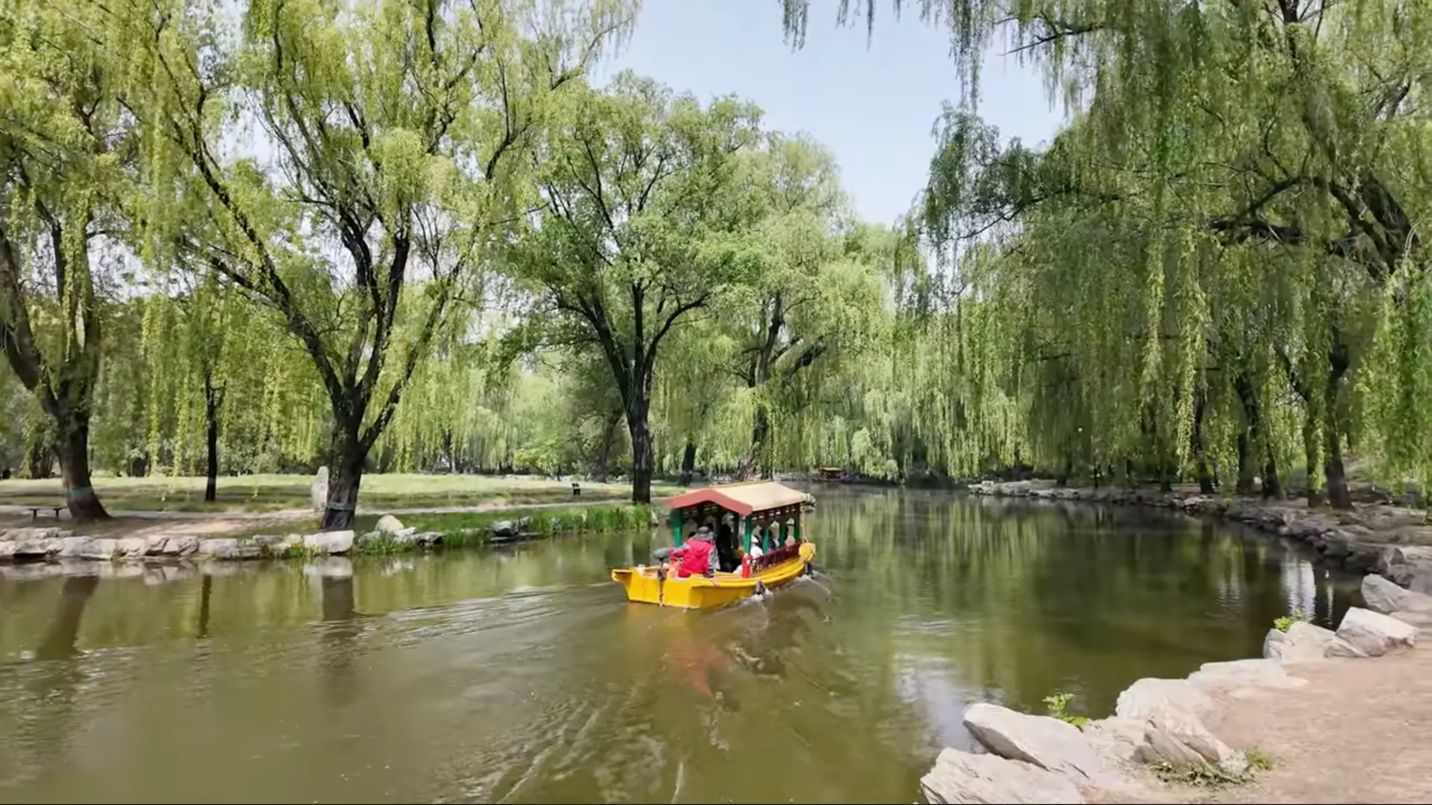 Lake and reeds at Old Summer Palace