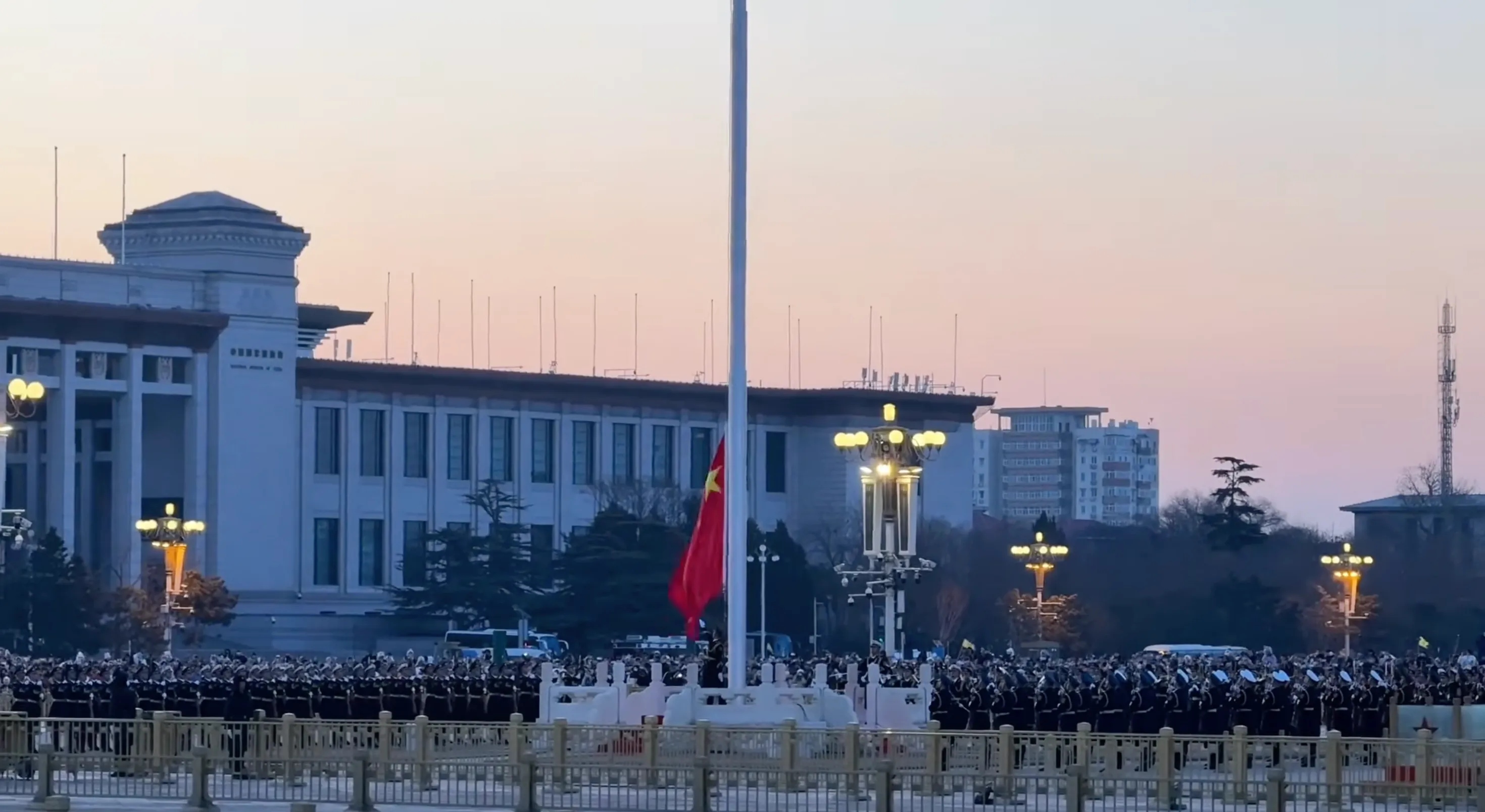 Tiananmen Square at night