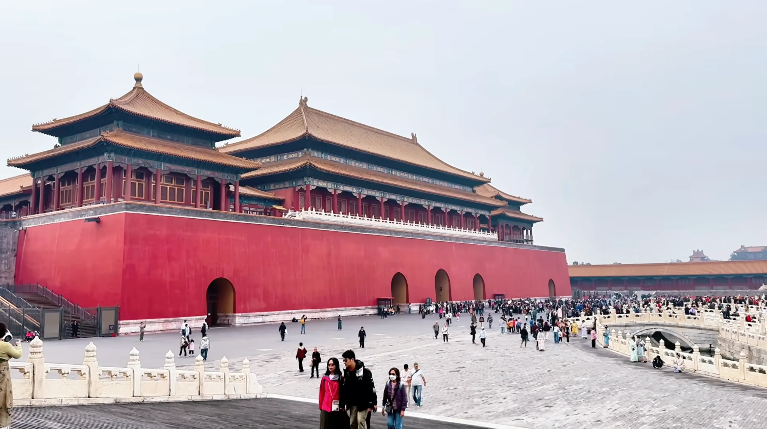 Meridian Gate and Golden River at Forbidden City